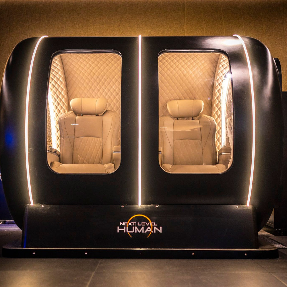 Lege Next Level Hyperbaric 2-seats Deluxe met twee verlichte loungestoelen