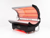 Next Level Infrared bed - Ultimate, schuin van voren, open met rood licht aan